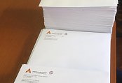 Envelopes prontos para o correio!