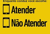 Telemóvel ao volante não é acidente. É escolha. #AMinhaEscolhaFazADiferença